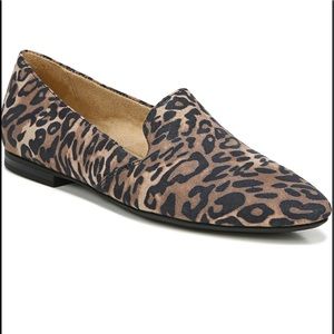 NATURALIZER CALEIGH SUEDE LEOPARD SLIP-ONS LIKE NEW WORN ONCE! SZ 8